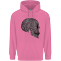 Mandala Skull Gothic Biker Motorbike Mens 80% Cotton Hoodie Azelea
