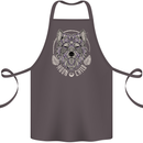 Mandala Wolf Cotton Apron 100% Organic Dark Grey