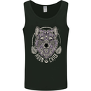 Mandala Wolf Mens Vest Tank Top Black