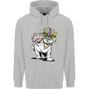 Mardi Gras Festival Cat Childrens Kids Hoodie Sports Grey