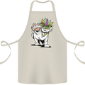 Mardi Gras Festival Cat Cotton Apron 100% Organic Natural