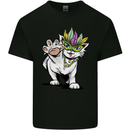 Mardi Gras Festival Cat Kids T-Shirt Childrens Black