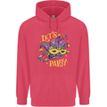 Mardi Gras Lets Party Childrens Kids Hoodie Heliconia
