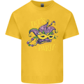 Mardi Gras Lets Party Kids T-Shirt Childrens Yellow