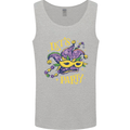 Mardi Gras Lets Party Mens Vest Tank Top Sports Grey