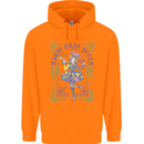 Mardi Gras Queen Childrens Kids Hoodie Orange