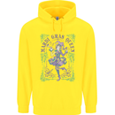 Mardi Gras Queen Childrens Kids Hoodie Yellow