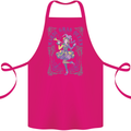 Mardi Gras Queen Cotton Apron 100% Organic Pink