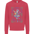 Mardi Gras Queen Kids Sweatshirt Jumper Heliconia
