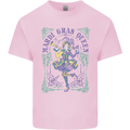 Mardi Gras Queen Kids T-Shirt Childrens Light Pink