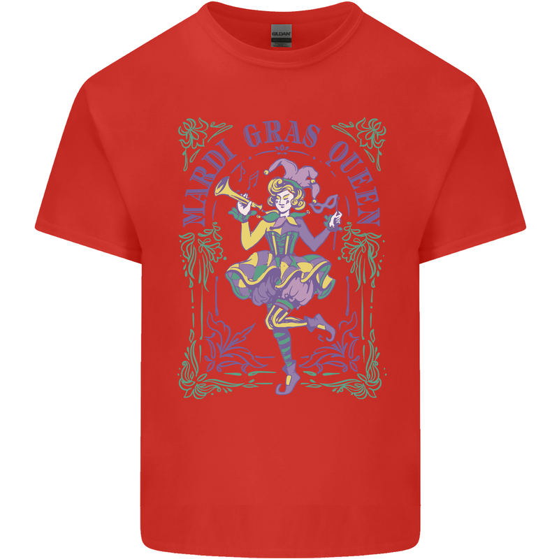 Mardi Gras Queen Kids T-Shirt Childrens Red