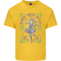 Mardi Gras Queen Kids T-Shirt Childrens Yellow