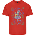 Mardi Gras Queen Mens Cotton T-Shirt Tee Top Red