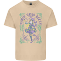 Mardi Gras Queen Mens Cotton T-Shirt Tee Top Sand