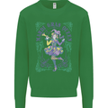 Mardi Gras Queen Mens Sweatshirt Jumper Irish Green