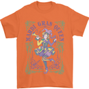 Mardi Gras Queen Mens T-Shirt 100% Cotton Orange
