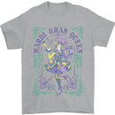 Mardi Gras Queen Mens T-Shirt 100% Cotton Sports Grey