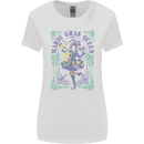 Mardi Gras Queen Womens Wider Cut T-Shirt White