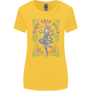 Mardi Gras Queen Womens Wider Cut T-Shirt Yellow