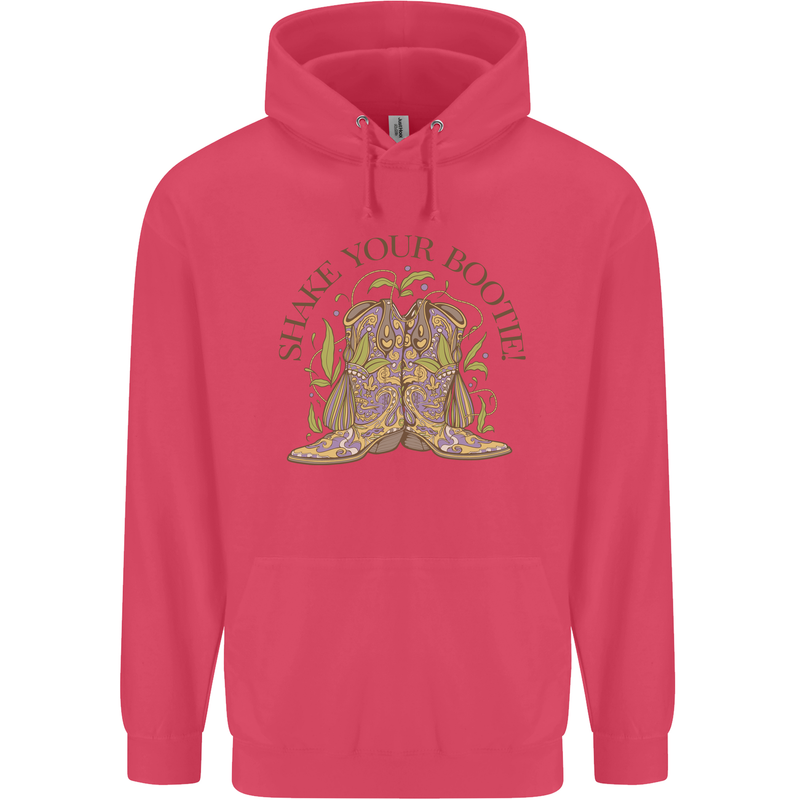 Mardi Gras Shake Your Bootie Childrens Kids Hoodie Heliconia