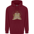 Mardi Gras Shake Your Bootie Childrens Kids Hoodie Maroon