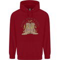 Mardi Gras Shake Your Bootie Childrens Kids Hoodie Red
