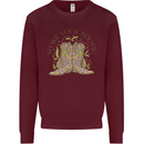 Mardi Gras Shake Your Bootie Kids Sweatshirt Jumper Maroon