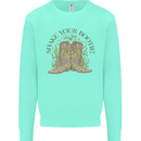 Mardi Gras Shake Your Bootie Kids Sweatshirt Jumper Peppermint