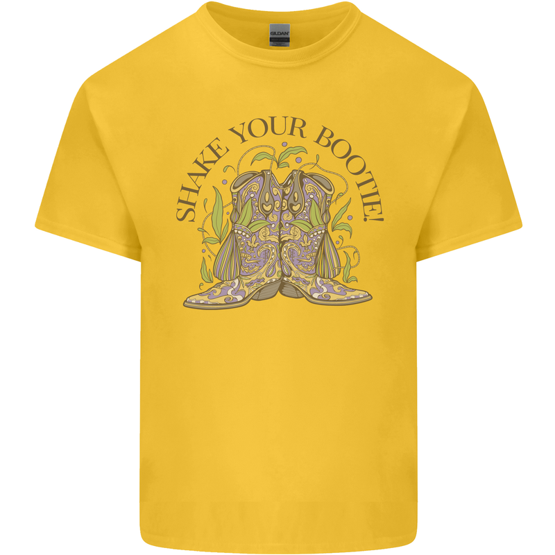 Mardi Gras Shake Your Bootie Kids T-Shirt Childrens Yellow