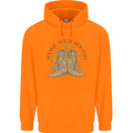 Mardi Gras Shake Your Bootie Mens 80% Cotton Hoodie Orange