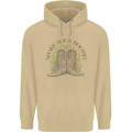 Mardi Gras Shake Your Bootie Mens 80% Cotton Hoodie Sand