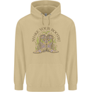 Mardi Gras Shake Your Bootie Mens 80% Cotton Hoodie Sand