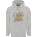 Mardi Gras Shake Your Bootie Mens 80% Cotton Hoodie Sports Grey