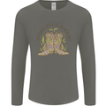 Mardi Gras Shake Your Bootie Mens Long Sleeve T-Shirt Charcoal