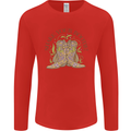 Mardi Gras Shake Your Bootie Mens Long Sleeve T-Shirt Red