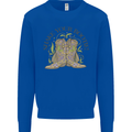 Mardi Gras Shake Your Bootie Mens Sweatshirt Jumper Royal Blue