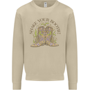 Mardi Gras Shake Your Bootie Mens Sweatshirt Jumper Sand