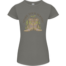 Mardi Gras Shake Your Bootie Womens Petite Cut T-Shirt Charcoal