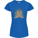Mardi Gras Shake Your Bootie Womens Petite Cut T-Shirt Royal Blue