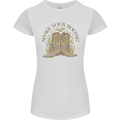 Mardi Gras Shake Your Bootie Womens Petite Cut T-Shirt White