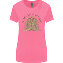 Mardi Gras Shake Your Bootie Womens Wider Cut T-Shirt Azalea