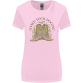 Mardi Gras Shake Your Bootie Womens Wider Cut T-Shirt Light Pink