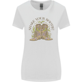 Mardi Gras Shake Your Bootie Womens Wider Cut T-Shirt White