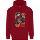 Mariachi Skeleton Cinco De Mayo Skull Childrens Kids Hoodie Red