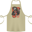 Mariachi Skeleton Cinco De Mayo Skull Cotton Apron 100% Organic Khaki