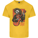 Mariachi Skeleton Cinco De Mayo Skull Kids T-Shirt Childrens Yellow