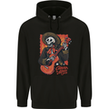 Mariachi Skeleton Cinco De Mayo Skull Mens 80% Cotton Hoodie Black