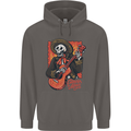 Mariachi Skeleton Cinco De Mayo Skull Mens 80% Cotton Hoodie Charcoal