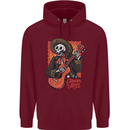 Mariachi Skeleton Cinco De Mayo Skull Mens 80% Cotton Hoodie Maroon