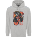 Mariachi Skeleton Cinco De Mayo Skull Mens 80% Cotton Hoodie Sports Grey